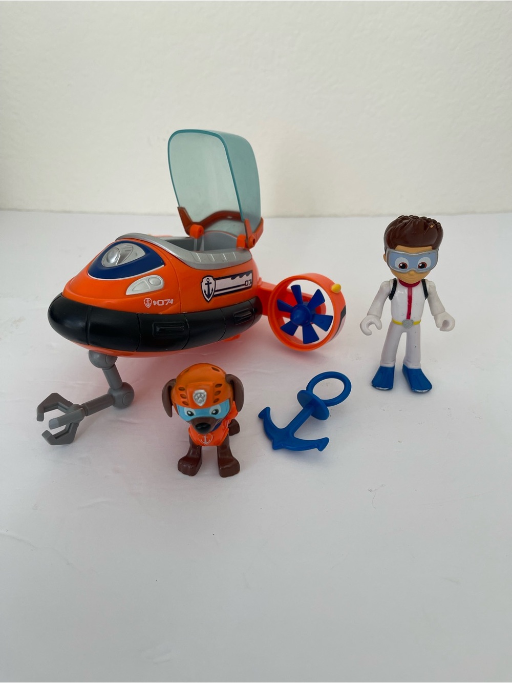 Paw Patrol Zuma and Ryder Bath Adventure Playset HTF